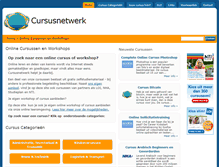 Tablet Screenshot of cursusnetwerk.nl